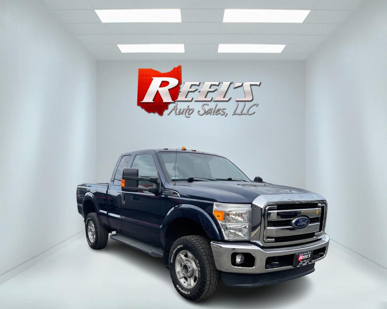 2015 Blue /Gray Ford F-350 SD XLT SuperCab Long Bed 4WD (1FT8X3B68FE) with an 6.2L V8 OHV 16V engine, 6-Speed Automatic transmission, located at 11115 Chardon Rd. , Chardon, OH, 44024, (440) 214-9705, 41.580246, -81.241943 - This 2015 Ford F-350 XLT Supercab 4WD, equipped with a robust 6.2L V8 engine and a 6-speed automatic transmission, offers substantial power and capability, suited for both work and recreational towing needs. It ensures driver comfort with a power driver's seat and power-adjustable pedals, coupled wi - Photo#2